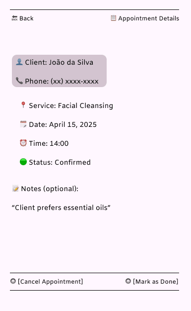 Appointment Details